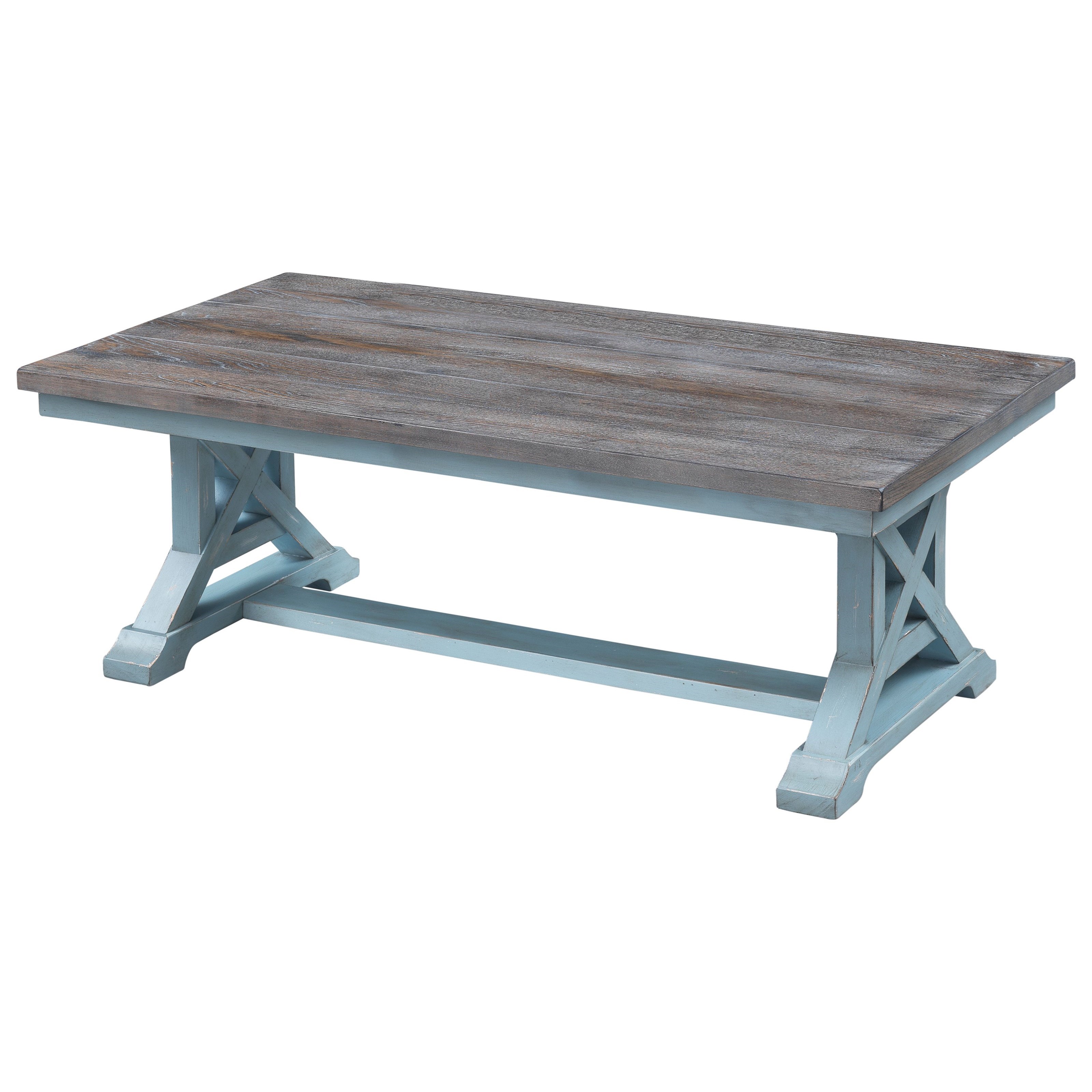 Coast to Coast Imports Bar Harbor Coastal TwoTone Cocktail Table Sheely's Furniture